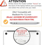 Case for MacBook Pro 13 inch M2 M1 A2338 A2289 A2251 A2159 A1989 A1706 - Image 2