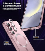 Magnetic for Samsung Galaxy S24 Plus Case Slim Soft Silicone Bumper Shockproof - Image 4