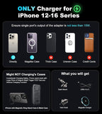 for Mag-Safe Car Mount Charger Dash Vent Windshield Wireless Car Charger - Image 2