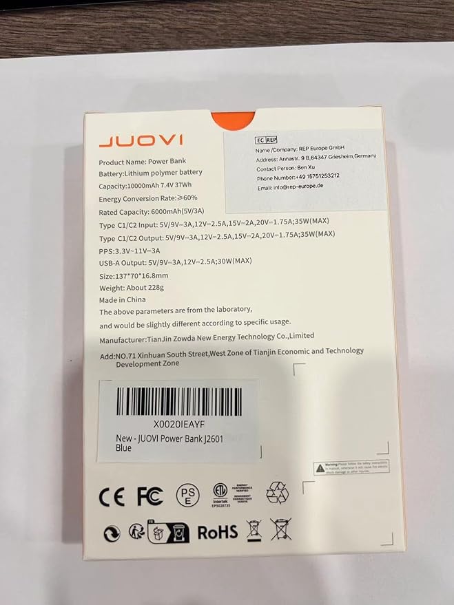 Power Bank Fast Charging 10000mAh 35W Portable Charger Small Battery Pack - Image 9