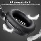 Riibox Y7Pro Hybrid Active Noise Cancelling Headphones, LDAC Hi-Res Audio - Image 7