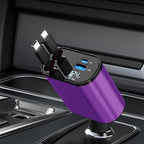 Retractable Car Charger Compatible by COCIVIVRE