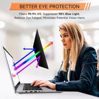 Nano Laptop Privacy Screen 14 Inch 16:9, No Glue Computer Monitor Privacy Shield - Image 4