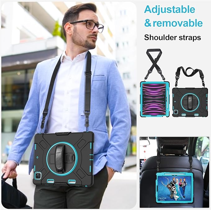 Case for iPad Pro 12.9 2022/2021/ 2020/2018: Cover for iPad Pro 12.9 6th/ 5th/ - Image 5