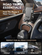 Wireless Car Charger, 15W Fast Charging Auto Clamping Car Charger Cell Phone - Image 4