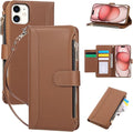 Compatible with iPhone 11 Wallet Phone Case-PU Leather Magnetic Flip Cover with by KYFSJPT