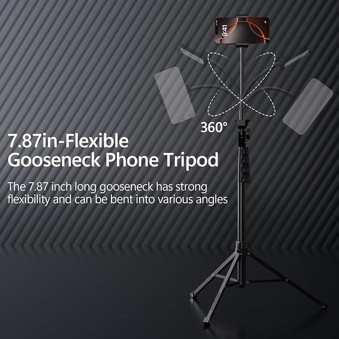 EMART 70" Flexible Phone Tripod - Image 4