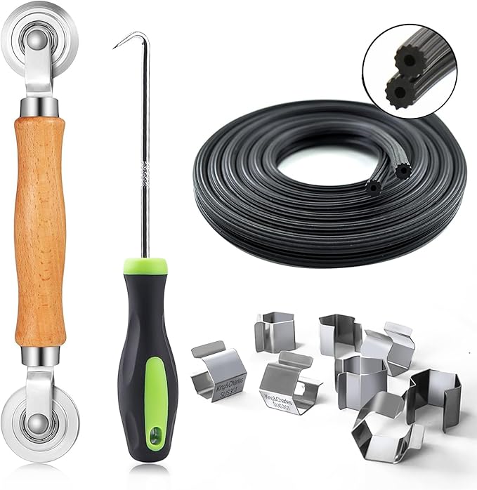 Screen Repair Kit, King&Charles 4 in 1 Screen Roller Tools by King%26Charles