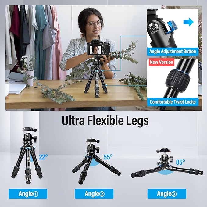SIRUI AM203 Mini Travel Tripod - Image 3