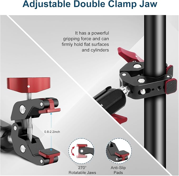 Motorcycle Mount kit for Insta36O X5 X4, Bike Handlebar Clamp Mount and 59" - Image 2