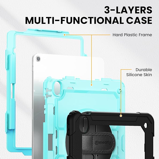 timecity for iPad Air 13 Inch Case M3 2025/ M2 2024, 360° Rotating Stand - Image 8