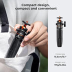 K&F Concept Selfie Stick Tripod, 360 Degree Rotation Mini Phone Stand - Image 5