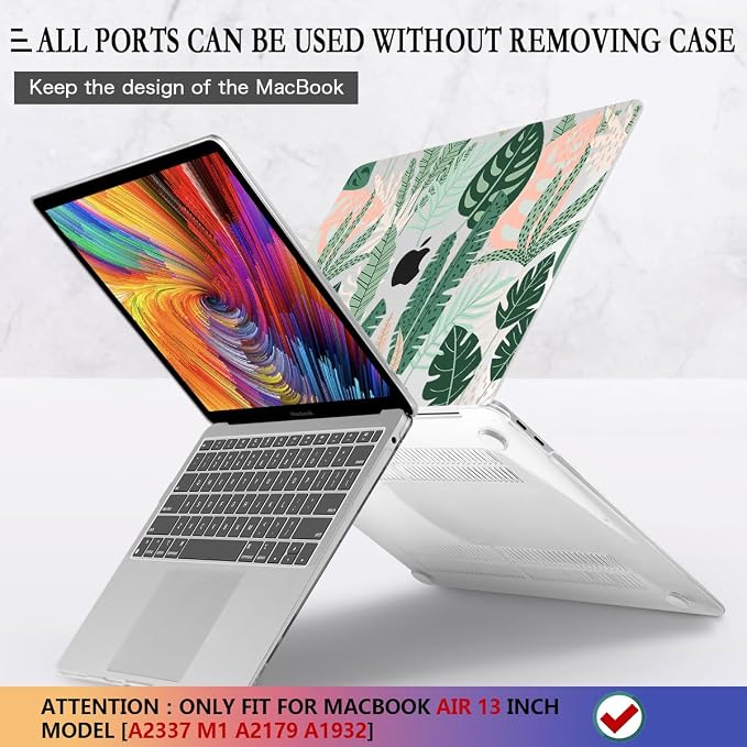 CISSOOK for MacBook Air 13 inch Case 2021 2020 2019 2018 Release A2337 M1 A2179 - Image 5