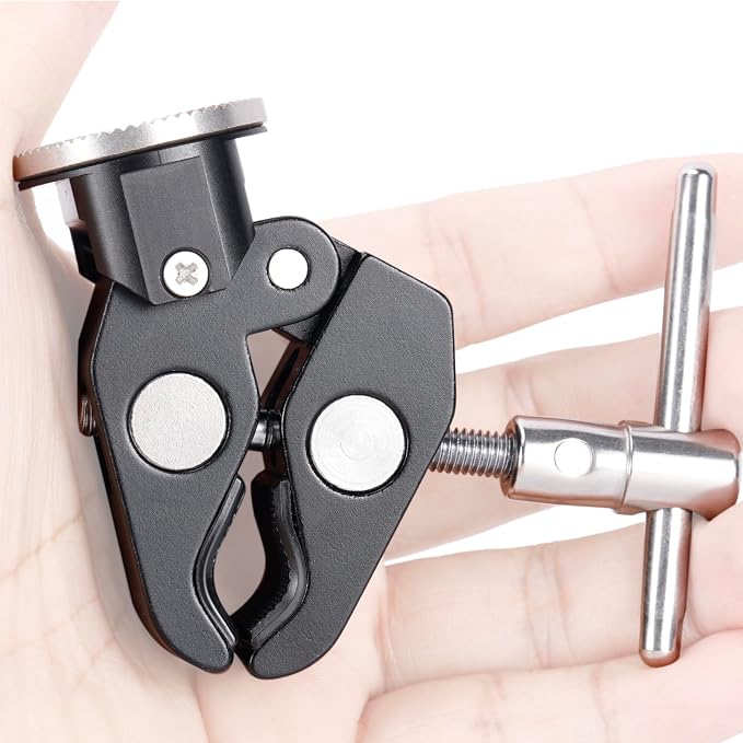 NICEYRIG Super Clamp to Rosette Mount Adapter, Maximum 50mm Adjustable Jaw - Image 9