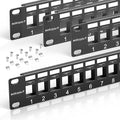 24 Port Blank Keystone Patch Panel by Unknown