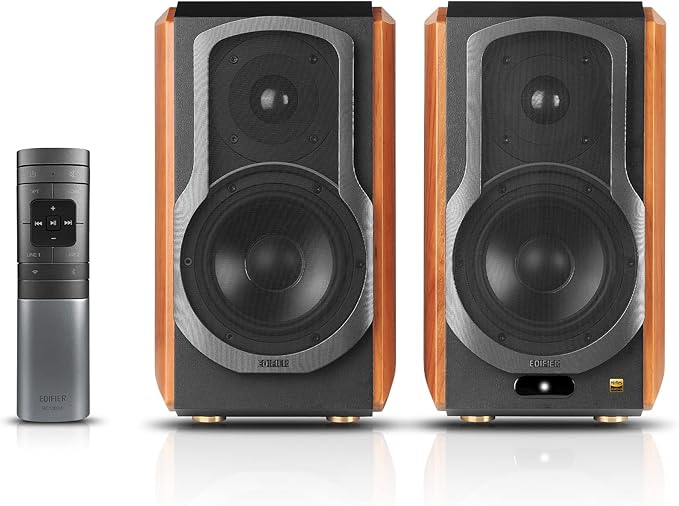 Edifier S1000W WiFi Audiophile Active Bookshelf 2.0 Speakers, 120W RMS Wireless by Edifier