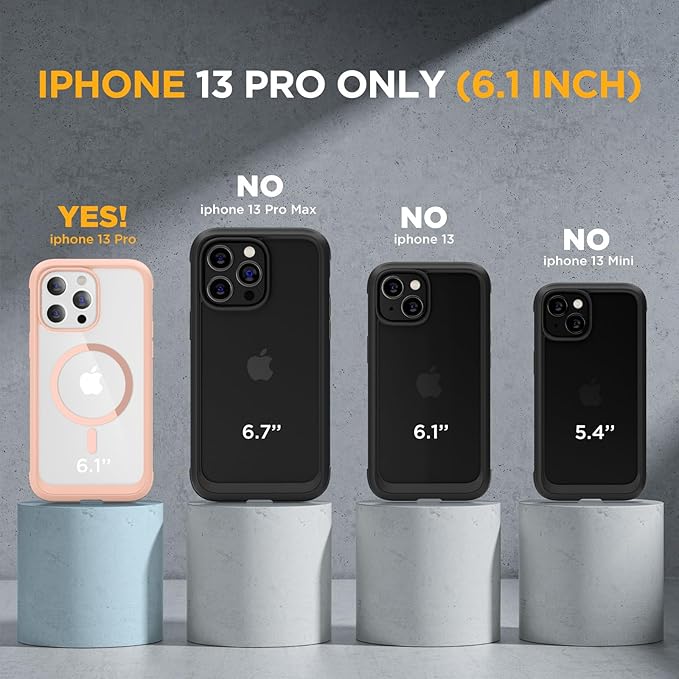 Miracase Magnetic Glass for iPhone 13 Pro Case, Compatible - Image 2