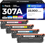 307A Toner Cartridge Set 4-Pack by JCTONER