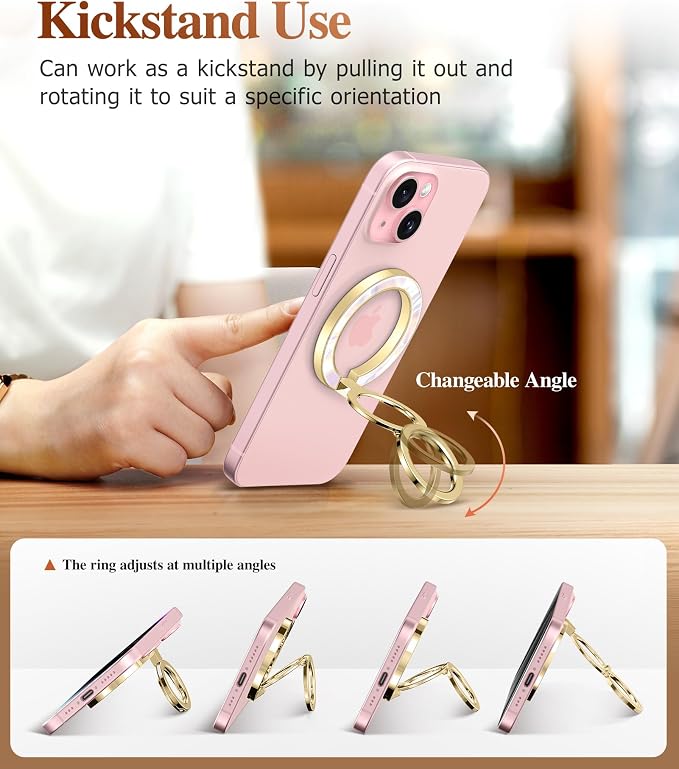 GVIEWIN Magnetic Phone Ring Holder, Compatible - Image 4