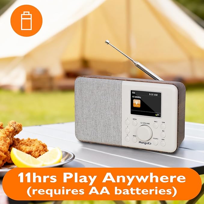SR10 Bluetooth 5.3, Podcast Player, Portable FM Radio, Mains or AA Battery - Image 6