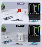 2Pack USB C Fast Charger Block, 50W 5-Port Type C Wall Charger Brick, Pad - Image 4