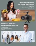 ttstar Wireless Microphone System Headset/Stand/Lavalier Mic - Image 3