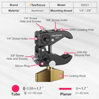 MINIFOCUS Super Clamp Mount, Tripod Clamp - Image 3