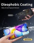 NIMASO for iPhone 16e/13 Pro/13/14 Screen Protector, 2 Pack HD Clear Tempered - Image 5