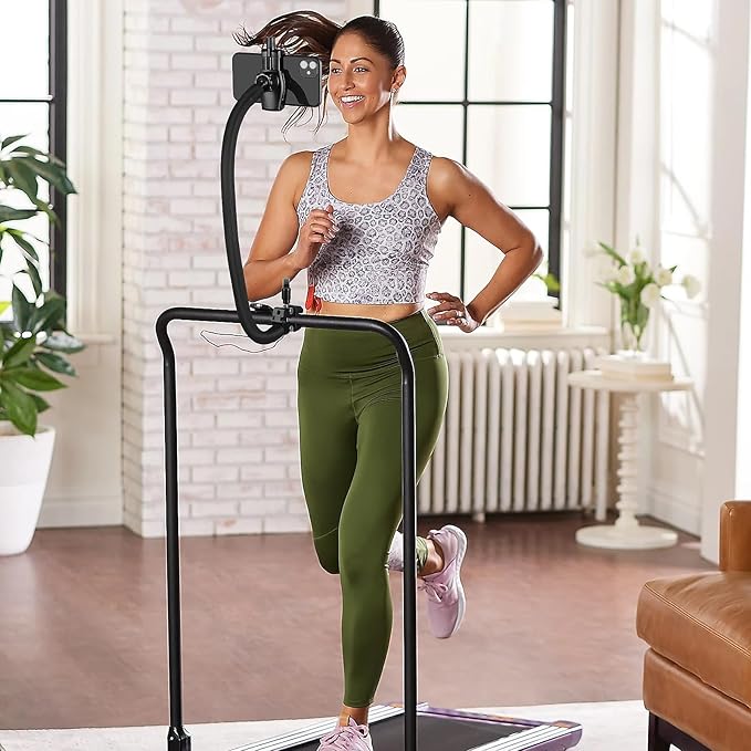 Gooseneck Phone Holder for Mic Stand/Music Stand/Stroller/Treadmill/Spin - Image 4