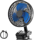 ATEngeus 4 in1 USB Fan, 8” Clip Fan, 10000mAh Rechargeable Table Fan, 5 Speeds by ATEngeus