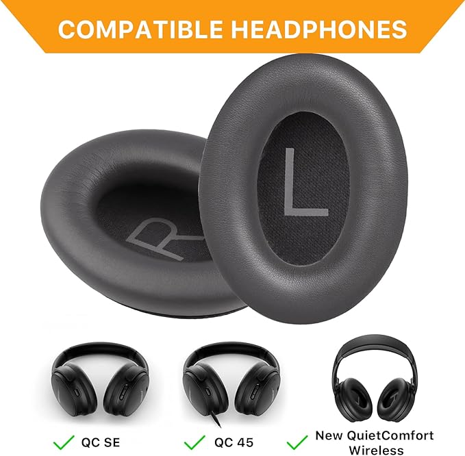Replacement Ear Pads for Bose QuietComfort 45/QuietComfort SE/New QuietComfort - Image 3