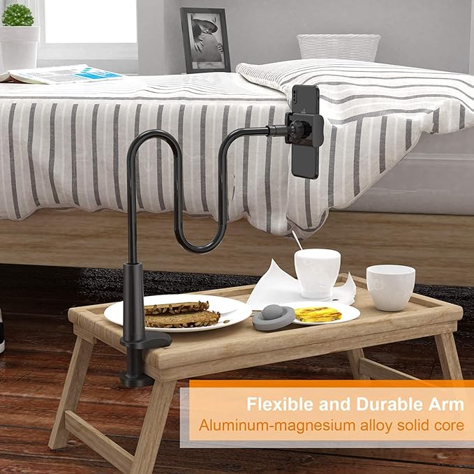 Phone Holder Bed Gooseneck Mount - Image 5