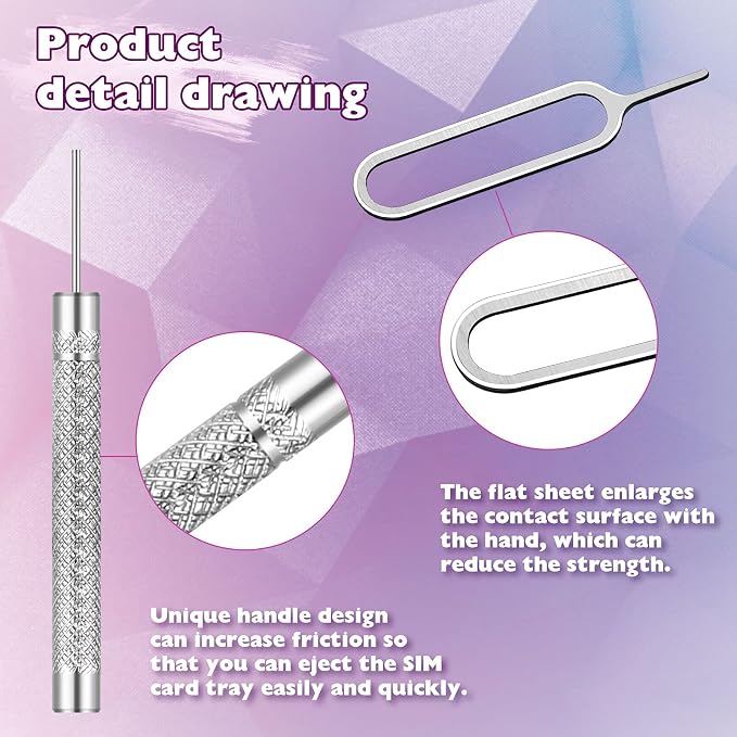 Frienda 30 Pieces SIM Card Removal Tool SIM Card Tray Eject Pins Opening - Image 3