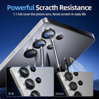 X-it Camera Lens Protector for Samsung S25 Ultra, 9H Tempered Glass, - Image 3