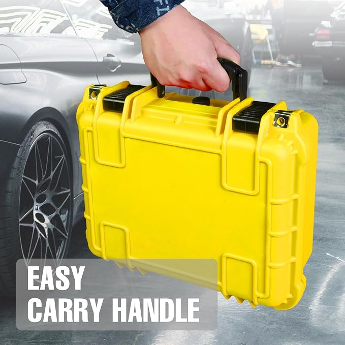 14x 11.5x 6.5 Inch Hard Case, Portable Weather Waterproof Protective Camera Case - Image 6