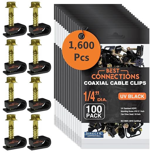 BEST CONNECTIONS Coaxial Cable Clips - Image 2