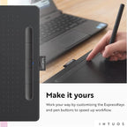 Wacom Intuos Medium Bluetooth Graphics Drawing Tablet, Portable - Image 3
