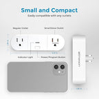 Emerson SmartVoice 2-in-1 Dual Smart Wall Plug Outlet, Voice Control, No WiFi - Image 8