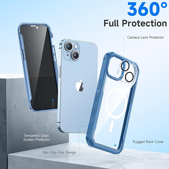 seacosmo for iPhone 14 Plus Case, Full Body Bumper - Image 4