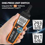 Temperature Humidity Meter, High Precision Digital Hygrometer - Image 6