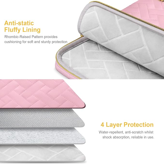 Lacdo 15-15.6 Inch Laptop Sleeve Case - Image 2