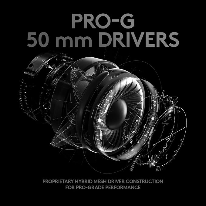 Logitech G Pro X Wired Gaming Headset: Blue VO!CE Detachable Boom Mic, DTS 7.1 - Image 6