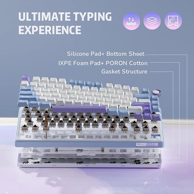 RK ROYAL KLUDGE R75 Mechanical Keyboard Wired - Image 5