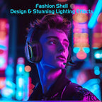 FC200 Wireless Gaming Headset for PS5, PS4-2.4GHz USB Foldable Headphones - Image 8