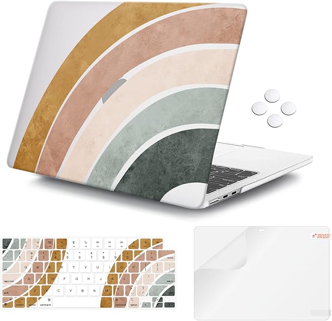 iCasso for MacBook Air 13 inch Case 2025 2024-2022 Release M4 A3240 M3 A3113 by iCasso