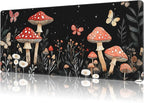 Mouse Pad Large Magical Fantasy Mushroom Non-Slip Game Desk Mat by NIYLYNSYN