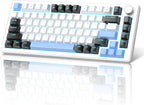 MageGee 75% Mechanical Gaming Keyboard, Compact Blue Backlit Wired Gaming by MageGee