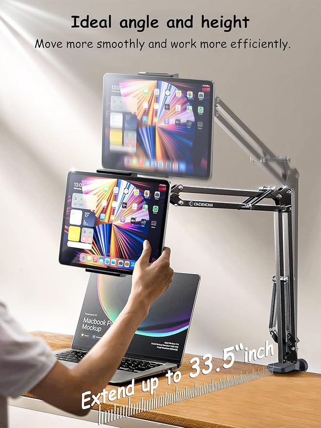 Foldable Tablet Stand, Tablet Mount Adjustable - Image 5