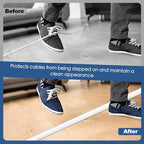 Floor Cord Cover for Wires on Floor Self Adhesive Cord Hider Floor Cable - Image 4