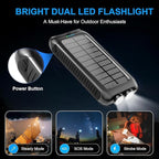 Solar-Charger-Power-Bank-49800mAh Portable Solar Phone Charger - Image 3